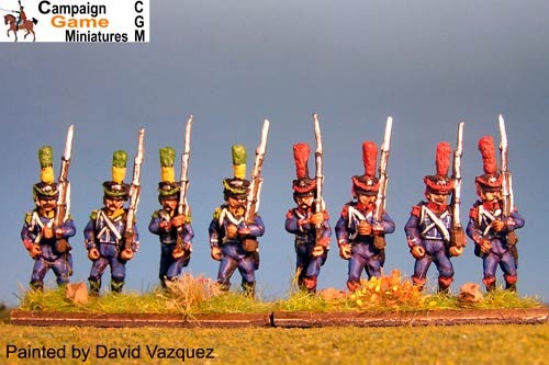 Light Voltigeur / Carabinier Marching Chords & Plumes