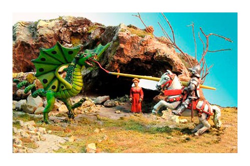 St.George and the dragon (from a Paolo Uccello Painting)