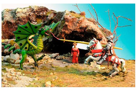 St.George and the dragon (from a Paolo Uccello Painting)