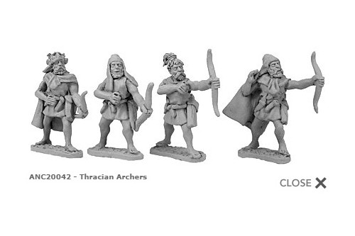 Thracian Archers (random 8 of 4 designs)