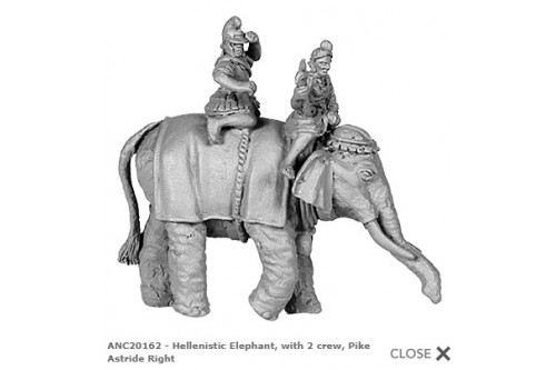 Hellenistic Elephant w/crew astride second version