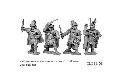 Macedonian Generals & Companions on foot